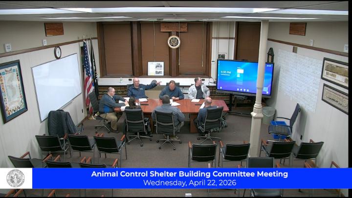Thumbnail image for Animal Control Shelter Building Committee 4-22-26