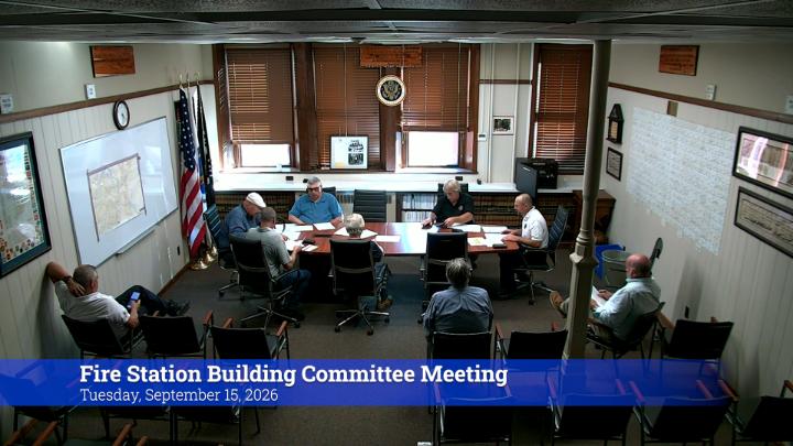 Thumbnail image for Fire Station Building Committee Meeting 9-15-26